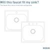 Moen 7240ORB Belfield Traditional One Handle High Arc Kitchen Faucet with Optional Deckplate Included, Oil Rubbed Bronze(Matte Black)
