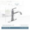 Moen 7240ORB Belfield Traditional One Handle High Arc Kitchen Faucet with Optional Deckplate Included, Oil Rubbed Bronze(Oil Rubbed Bronze)