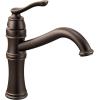 Moen 7240ORB Belfield Traditional One Handle High Arc Kitchen Faucet with Optional Deckplate Included, Oil Rubbed Bronze(Oil Rubbed Bronze)