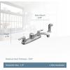 Moen 7907 Two-Handle Kitchen Faucet, Chrome