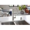 Moen 87090MSRS Indi 1 Handle Pull-Down Kitchen Faucet, Spot Resistant Stainless Microban