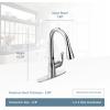 Moen Arbor Spot Resist Stainless Motionsense Two-Sensor Touchless Kitchen Faucet Featuring Power Clean, One-Handle Kitchen Sink Faucets with Pull Down Spray Head, 7594ESRS(Chrome)