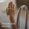 Moen Arbor Spot Resist Stainless Motionsense Two-Sensor Touchless Kitchen Faucet Featuring Power Clean, One-Handle Kitchen Sink Faucets with Pull Down Spray Head, 7594ESRS(Stainless)