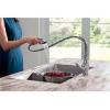 Moen Arbor Spot Resist Stainless One-Handle Pulldown Bar Faucet Featuring Reflex, Single Hole Kitchen Sink Faucet, 5995SRS(Matte Black)