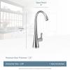 Moen Black Stainless Sip Transitional Cold Water Kitchen Beverage Faucet with Optional Filtration System, S5520BLS