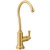 Moen Brushed Gold Sip Traditional Cold Water Kitchen Beverage Faucet with Optional Filtration System, S5510BG