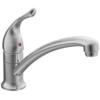 Moen Chateau Chrome One-Handle Single Hole Low Arc Standard Kitchen Faucet, 7423(0.5)