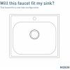 Moen Nio Spot Resist Stainless One-Handle Bar Faucet, Includes Secondary Finish Handle Option, S55005SRS(Chrome)