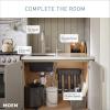 Moen Nio Spot Resist Stainless One-Handle Bar Faucet, Includes Secondary Finish Handle Option, S55005SRS(Spot Resist Stainless)