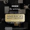 Moen S3955C Paterson Deck Mounted Kitchen Soap Dispenser with Above the Sink Refillable Bottle, Chrome(Matte Black)