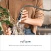 Moen Sinema Polished Nickel One-Handle High Arc Pulldown Kitchen Faucet featuring Power Boost and Reflex, Accent Handle Included for Customizing, S7235NL