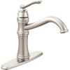 Moen 7240ORB Belfield Traditional One Handle High Arc Kitchen Faucet with Optional Deckplate Included, Oil Rubbed Bronze(Stainless Steel)
