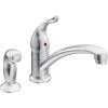 Moen 7437 Chateau One-Handle Low Arc Kitchen Faucet, Chrome(Value not found)