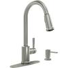 Moen 87090MSRS Indi 1 Handle Pull-Down Kitchen Faucet, Spot Resistant Stainless Microban