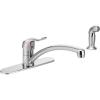 Moen 8717 Commercial M-Dura Single-Mount Kitchen Faucet with 12-Inch Spout Reach and Side Spray, 1.5-gpm, Chrome