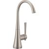 Moen Chrome Kurv One-Handle High Arc Single Mount Cold Water Beverage Faucet with Optional Filtration System, S5560(Spot Resist Stainless)