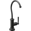 Moen Chrome Paterson Sip Industrial Cold Water Kitchen Beverage Faucet with Optional Filtration System, S5540(Matte Black)