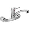 Moen Commercial M-DURA Chrome One-Handle Wall Mount Kitchen Faucet, 8713