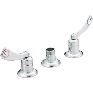 Moen 8229 Commercial M-Dura Widespread Kitchen Faucet without Spout, Chrome