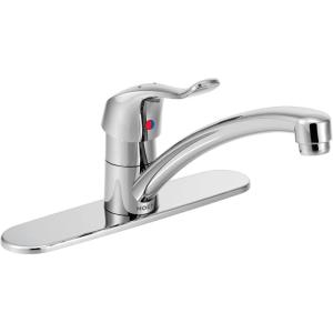 Moen 8701 Commercial M-DURA One-Handle Kitchen Faucet 1.5 GPM, Chrome(.375)