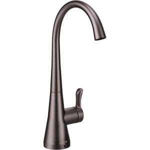 Moen Black Stainless Sip Transitional Cold Water Kitchen Beverage Faucet with Optional Filtration System, S5520BLS