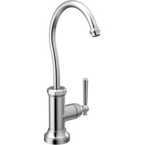 Moen Chrome Paterson Sip Industrial Cold Water Kitchen Beverage Faucet with Optional Filtration System, S5540(Chrome)