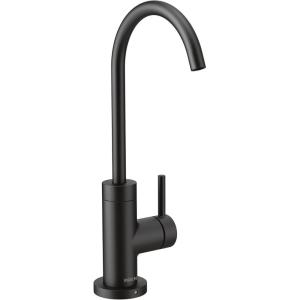 Moen S5530BL Sip Modern Cold Water Kitchen Beverage Faucet, Optional Water Filtration System Available (Sold Separately), Matte Black