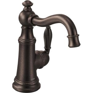 Moen S62101BL Weymouth Single Handle Traditional Bar Faucet, Matte Black(Oil Rubbed Bronze)