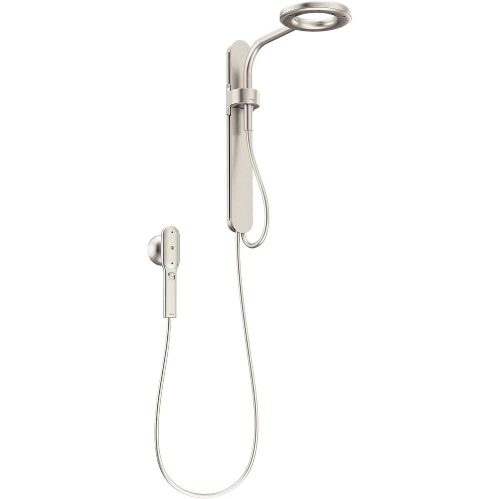 image:imageMoen N207C0SRN Spa Shower including Rainshower Handshower and Magnetic Dock Spot Resist Brushed Nickel
