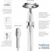 Moen N207C0CH Spa Shower including Rainshower, Handshower and Magnetic Dock, Chrome/White(Chrome/White)