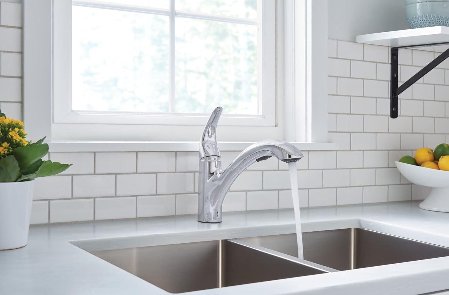 image:imageMoen 87039 OneHandle Pullout Kitchen Faucet Chrome