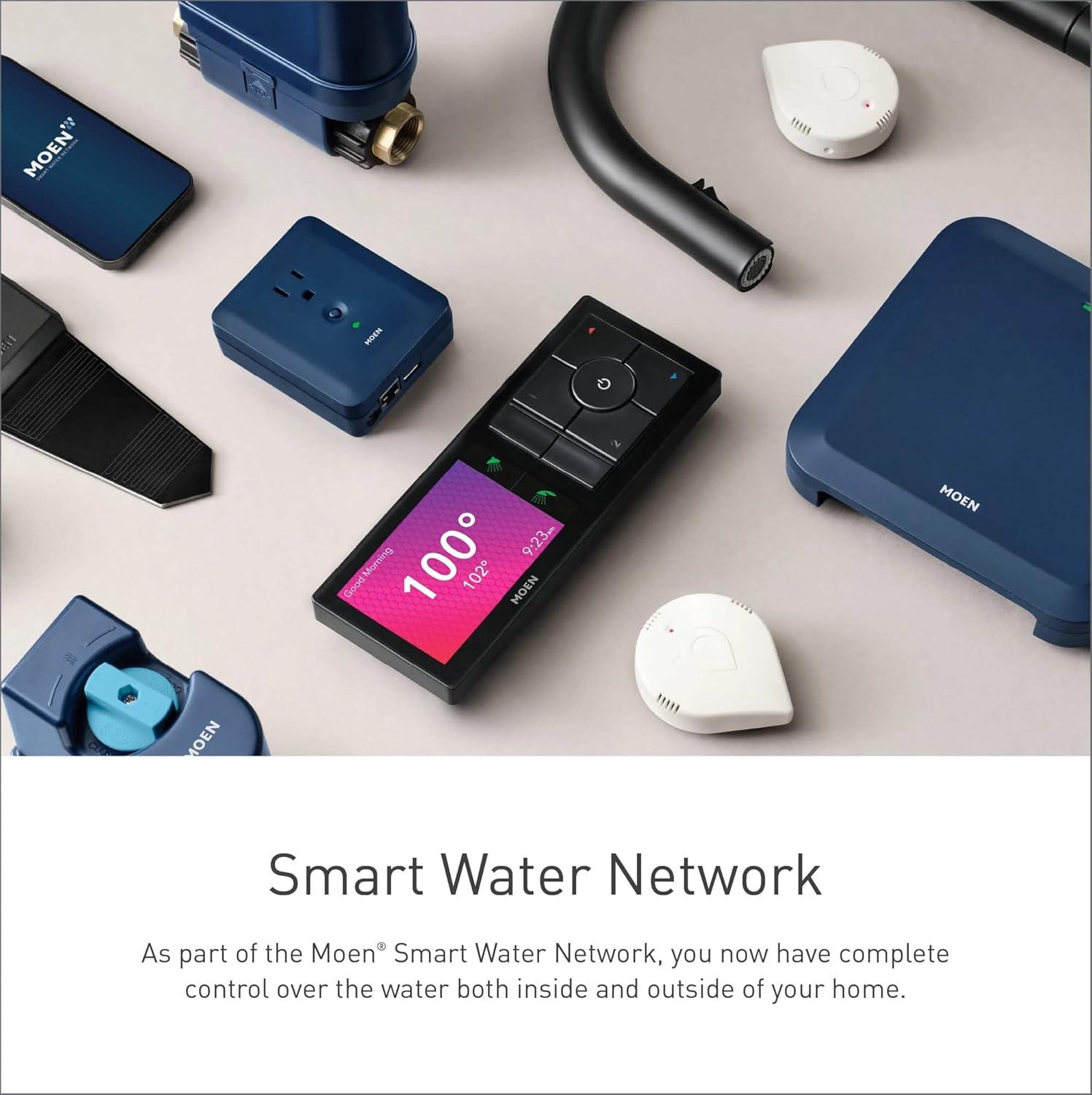 image:imageMoen 8Zone Smart Sprinkler Controller WiFi Connectible Smart Irrigation System with Automatic Water Timer WICNT008G1USA