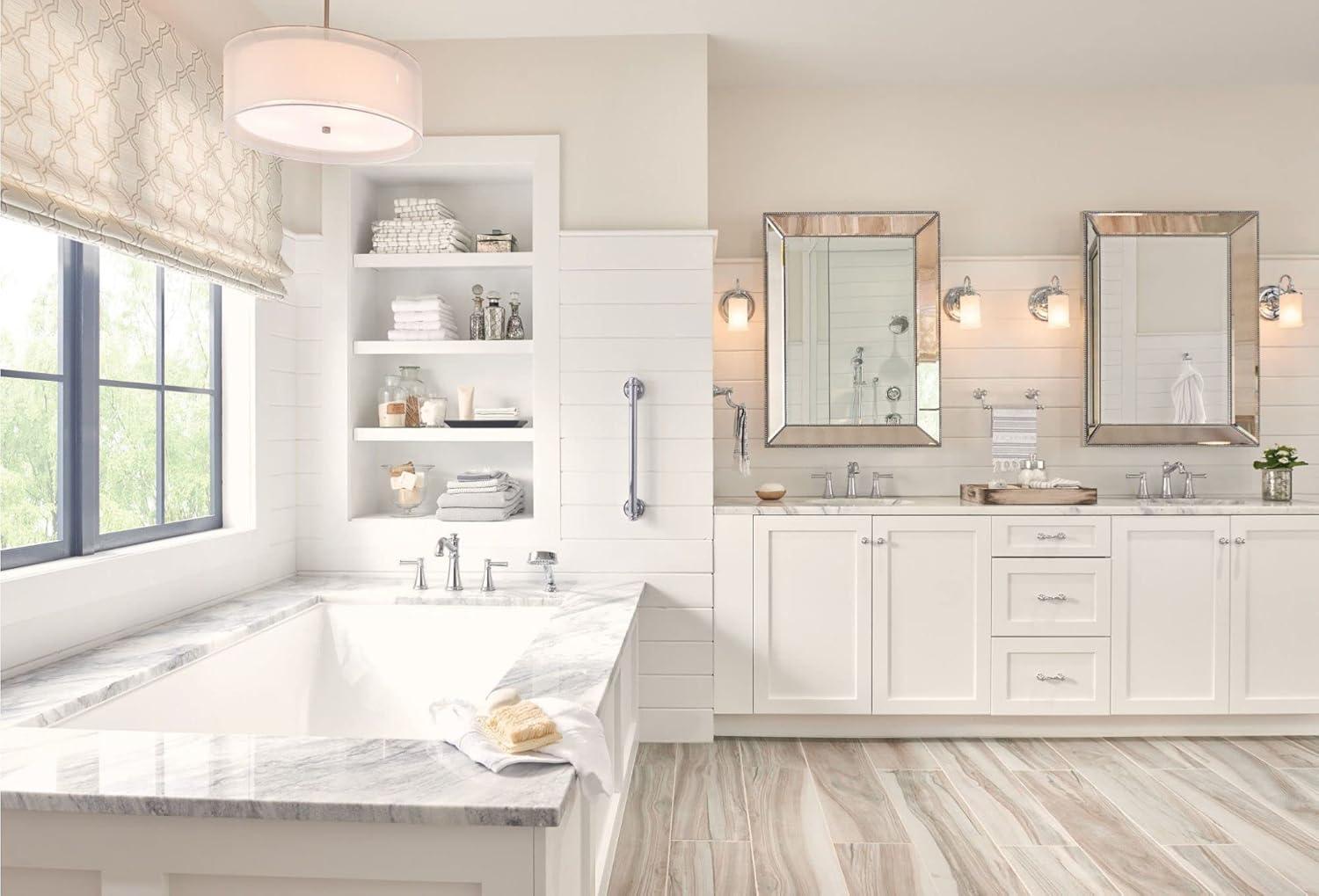 image:imageMoen T9024NL Belfield Roman Tub Faucet Trim Kit with Handshower Polished NickelChrome