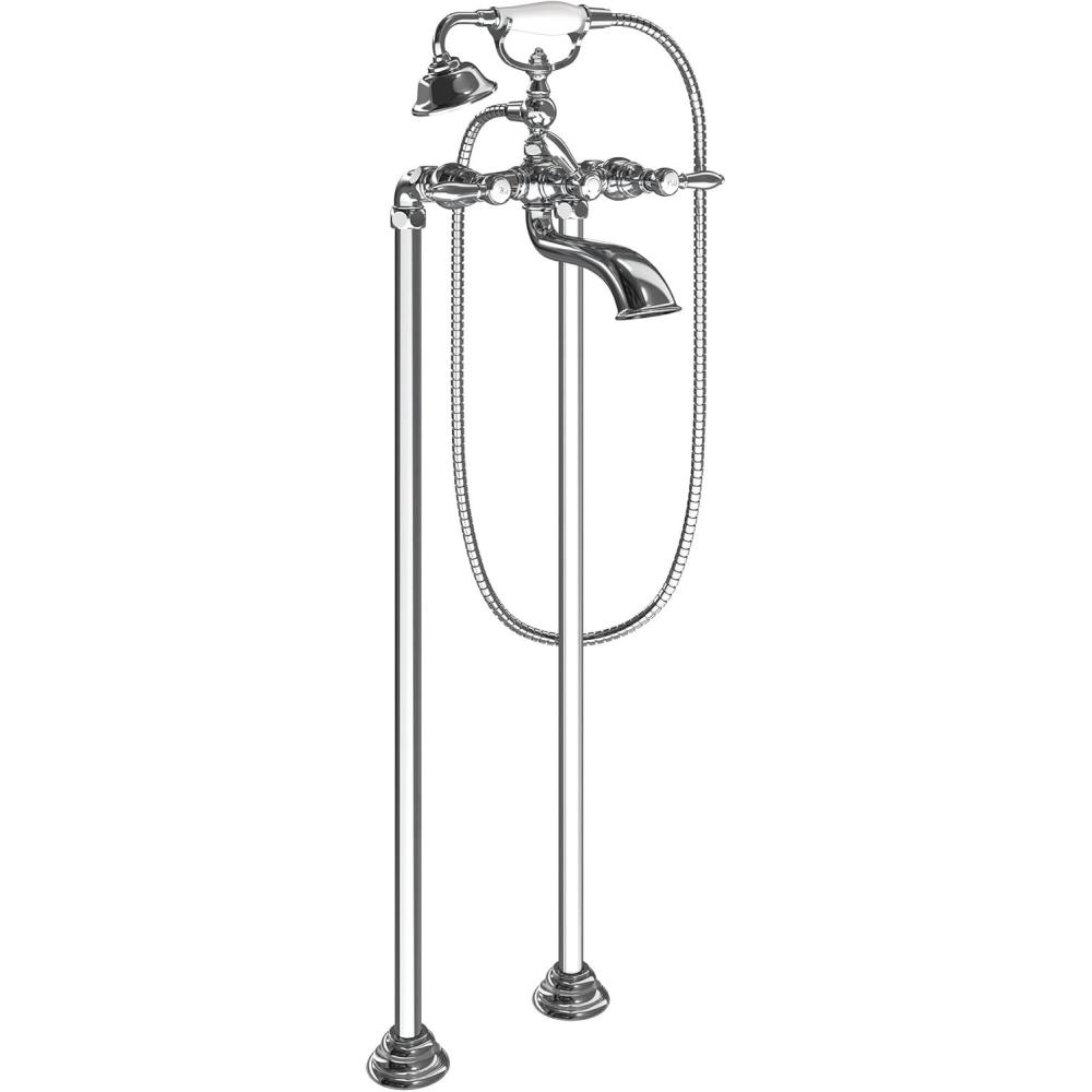 image:imageMoen S22110 Weymouth Two Handle Tub Filler with LeverHandles and Handshower Chrome
