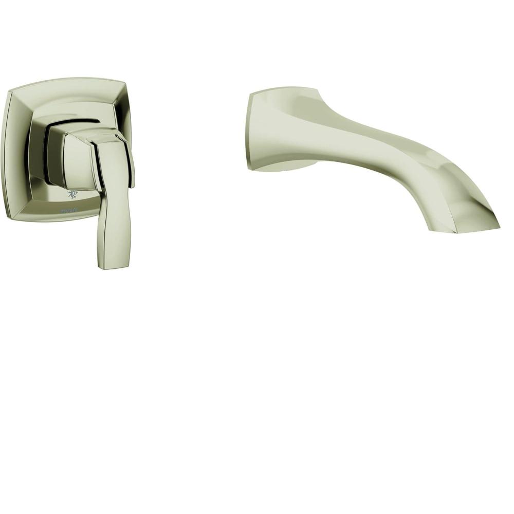 image:imageVoss Polished Nickel Single Handle Wall Mount Tub Filler High Flow Tub Faucet with 10 Spout Reach WT691NL
