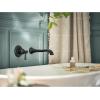 Belfield Chrome Single Handle Wall Mount Tub Filler High Flow Tub Faucet with 10″ Spout Reach, WT9021