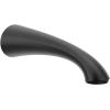 Glyde Brushed Nickel Single Handle Wall Mount Tub Filler High Flow Tub Faucet with 10″ Spout Reach, WT371BN(Black)