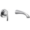 Glyde Brushed Nickel Single Handle Wall Mount Tub Filler High Flow Tub Faucet with 10″ Spout Reach, WT371BN(Oil Rubbed Bronze)