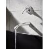 Glyde Brushed Nickel Single Handle Wall Mount Tub Filler High Flow Tub Faucet with 10″ Spout Reach, WT371BN(Oil Rubbed Bronze)