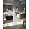 Glyde Chrome Single Handle Wall Mount Tub Filler High Flow Tub Faucet with 10″ Spout Reach, WT371