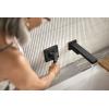 Moen 90 Degree Matte Black Single Handle Wall Mount Tub Filler High Flow Tub Faucet with 10″ Spout Reach, WTS911BL