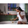 Moen Align Brushed Gold Single Handle Wall Mount Tub Filler High Flow Tub Faucet with 10″ Spout Reach, WT391BG