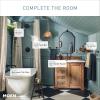 Moen Belfield Chrome Single Handle Wall Mount Tub Filler High Flow Tub Faucet with 10″ Spout Reach, WT9021BL
