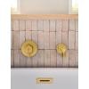 Moen Cia Brushed Gold Single Handle Wall Mount Tub Filler High Flow Tub Faucet with 10″ Spout Reach, WT6221BG