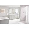 Moen Gibson Chrome Two-Handle Deck Mounted Modern Roman Tub Faucet, Valve Required, T961(Chrome)