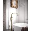 Moen S44507BN Colinet One-Handle Traditional Freestanding Floor Mount Tub Filler with Handshower, Brushed Nickel(Brushed Nickel)