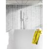 Moen S905 90 Degree One-Handle Freestanding Floor Mount Tub Filler with Handshower, Chrome(Chrome)