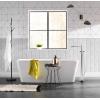 Moen S905 90 Degree One-Handle Freestanding Floor Mount Tub Filler with Handshower, Chrome(Chrome)