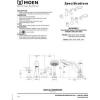 Moen T654BN Wynford Two-Handle Diverter Roman Tub Faucet Includes Hand Shower without Valve, Brushed Nickel(Brushed Nickel)