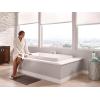 Moen T935 Rizon Two-Handle Deck Mount Modern Roman Tub Faucet Trim, Valve Required, Chrome(Chrome)